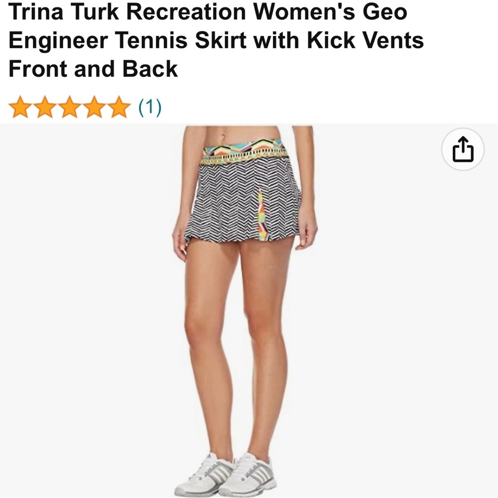 Super cute Trina Turk tennis skirt EUC SZ XL❤️